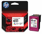 Tinta HP 651 Tri-color, C2P11AE
